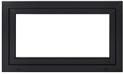 Framex Fenêtre Cave PVC 110x60 cm Anthr. Oscillo-Battante DIN Droite Double