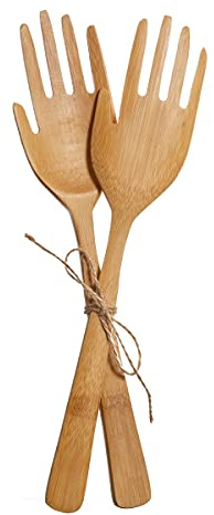 Sass & Belle Hands Bamboo Salad Servers