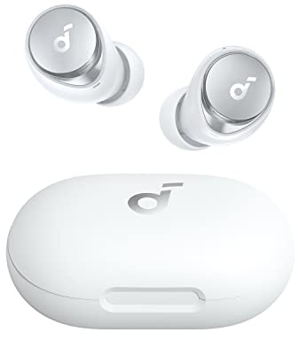 soundcore by Anker Space A40 trådlösa hörlurar, 50 h batteri, Hi-Res ljud (renoverad)