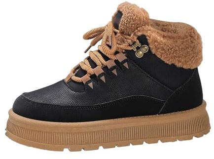 Apres Ski Femme Bottes De Neige Hiver Apres-Ski Chaussure Botte Chaude Après Boots Bottine Fourrée D'hiver Bottines Grand Froid Chaussures Après-Ski Snow Pour Fourrees Glacia Barefoot Fourrées