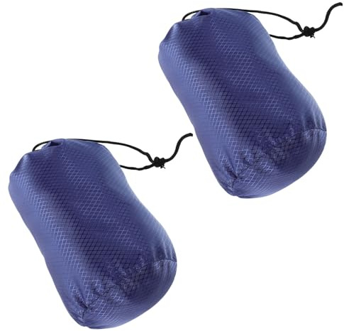 VERDANVERSE Bolsas para Chaquetas de Plumón 2 Piezas de Tela Oxford Cordón, 33 X 18 Cm, Organizadores de Almacenamiento para Viajes, Camping y Senderismo