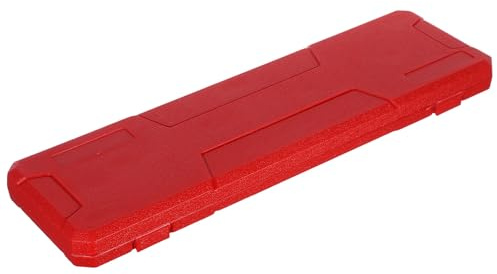 Toddmomy Caja Protectora Portátil para Calibre Digital de Plástico Rojo Diseño Soplado Resistente y Almacenamiento Seguro para Herramientas de Medición
