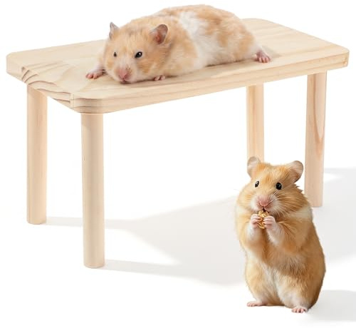 Matwsec Plataforma de hámster accesorios para hámster juguetes para jaula de hámster escalada juguetes de equilibrio animales pequeños como chinchillas ardillas y conejillos de indias