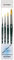 DaVinci ESPACE BEAUX ARTS Da Vinci Serie 1570 Nova Pinsel synthetisch, rund, Set 4 Stück, Nr. 0, 2, 6, 12. für Aquarelle, Ölfarben und Acryl, Made in Germany