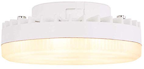 Bombilla LED de 7,5 W, GX53, redonda, 550 lúmenes, 3000 K