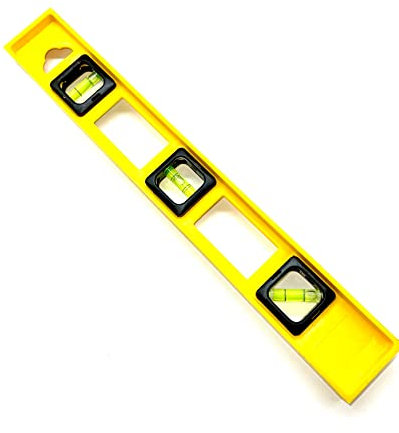 TIJAR Spirit Level 16INCH - Medium Size, Unbreakable and Shock Proof Torpedo with 3 Level Bubbles - Boat - Scaffold for Builders, Home DIY, Brick Laying (16 Inch)
