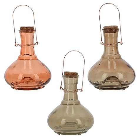 Piège à guêpes coloré en verre