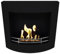 Wall Mounted Bioethanol Fireplace - Black