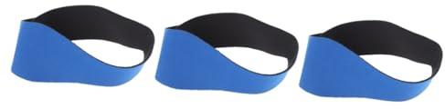 Anneome 3piezas Diadema Ajustable Para Natación y Yoga Protección De Oídos Para Niño Niña y Adultos Color Azul Oscuro