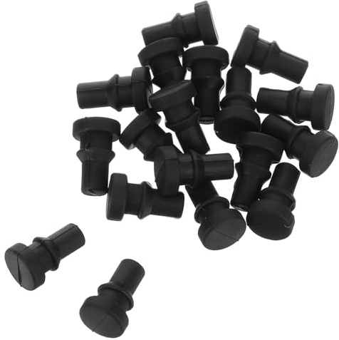 WEKADRIN 16 Piezas de Patas de Silicona Negras para Olla Arrocera y Slow Cooker, Accesorio de Repuesto Versátil y Fácil de Instalar para Electrodomésticos de Cocina Hogar