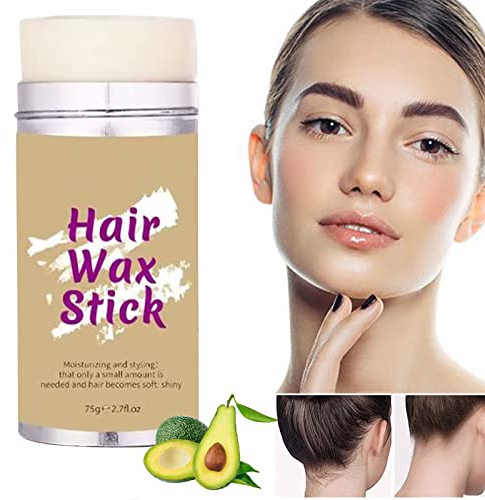 Bastone di Cera per Capelli, Stick per Finitura dei Capelli, Capelli Cera Stick, Stick Cera per Capelli Professionale che Modella i Capelli Spezzati Gel, per lo Capelli Rotti, Unisex,75g