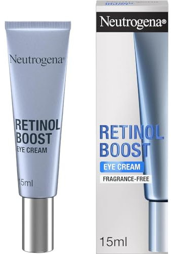 Neutrogena Retinol Boost Eye Cream (1x 15ml), Fragrance-Free Eye Cream for Ageing Skin, Under-Eye Treatment with Retinol for Fresher, Younger-Looking Skin