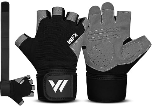 WESTWOOD FOX Guanti da palestra Allenamento fitness Antiscivolo Guanti per sollevamento pesi ammortizzanti Impugnatura imbottita Traspirante Senza dita Supporto per allenamento per uomini Donne Eserci