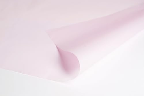 Pink Cellophane Gift Wrap (2m x 800mm Folded Sheet) Extra Wide | Ideal for Florists, Flower Bouquets, Floral Displays, Sweets, Cake Trays, Party Favours, Craft Projects and Gift Boxes