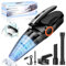 Tepimato Handheld Vacuum Cleaner,Portable Cordless Vacuum Cleaner 8000PA Powerful Suction Hand Held Vacuum 2 Filters Rechargeable with Large-Capacity Battery For Home Car Carpet Stairs Pet Hair