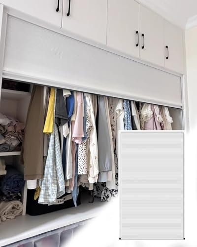 Porte Accordéon Interieur Porte Pliante pour Placard de Petite Taille, Porte Intérieure Coulissante Sans Perçage, Portes Accordéon Pliantes pour Armoire de Cuisine, Dimensions sur Mesure(60x60cm/23.6x