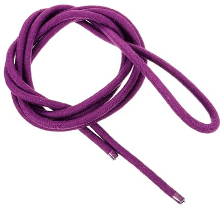 HEMOTON Cuerda De Gimnasia Multiusos De Algodón 3 Metros Morada para Entrenamiento y Danza Artística, Cuerda Práctica para Fitness y Gimnasia