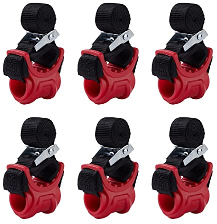 Blueshyhall 6 Piezas para Portabicicletas de Coche - Gancho de Repuesto, Cinta de Sujeción, Accesorios de Conducción (Cordón Ajustable)