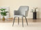 Alexander Morgan Pair of Charlotte Velvet Comfort Dining Chairs with arms (Grey)