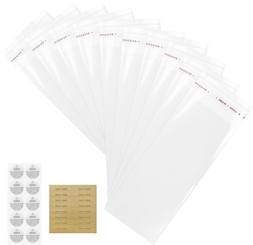 Sweet Bags,100 Pcs Cellophane Bags Cookie Bags for Sweets,Candies,Cookies