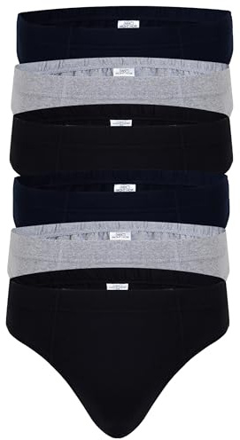 N R TEXTILES Mens Slip Briefs NEW IMPROVED QUALITY AND FIT Cotton Underwear Flyless Assorted Value Gents Soft Multipack Underpants 6/12 Pack S-6XL