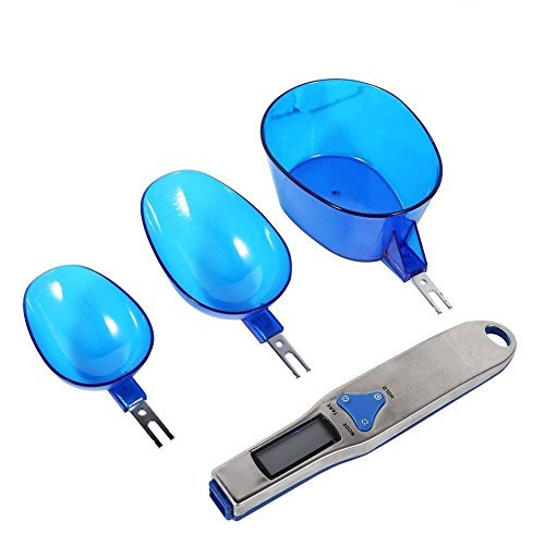 1 Set di Cucchiaio Elettronico Digitale Scala Dit Accurate Spoon Scale Weight 0.1g - 500g Bilancia Da Utensili Dosatore Rilevamento in acciaio inossidabile