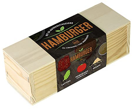 Resetea Kit Coltivazione Hamburger, Lattuga, Pomodoro e Senape