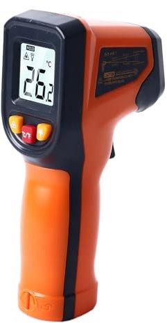 Infrared Thermometer Gun, ‑50~600℃ (‑58~1112℉) Non Contact Handheld IR Digital Food Cooking Temperature Gun LCD Digital Backlit for Steak, Pizza Oven, BBQ, T600
