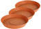 Garronda Untersetzer Blumentopf aus Kunststoff 1 Stück oder 3er Pack Plastik Pflanztopf Pflanzen Untersetzer rund für Pflanztöpfe Set GD-0023 (3 Stück Terracotta, ⌀ 34cm H 5cm)