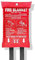 Putogesafe Löschdecke 100 * 100 cm, Feuerlöschdecke nach EN1869, Brandschutzdecke aus Glasfasertücher, Löschdecke für Küche, Haushalt, Wohnwagen, Zuhause, 1 Stück