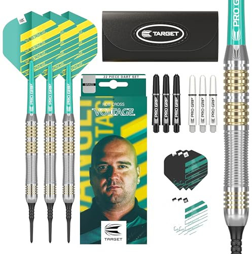 Target Darts Rob Cross 18G Messing Soft Tip Dart Satz