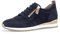 Gabor Damen Low-Top Sneaker, Frauen Halbschuhe,schnürschuhe,schnürer,straßenschuhe,Strassenschuhe,Sportschuhe,Atlantik/Camel(Gold),41 EU / 7.5 UK