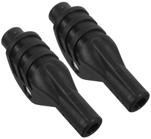 Housoutil 2 Stück Faltbare Zeltstützstangenverbinder aus Nylon 90° Gelenk Kompakt und Robust Camping Outdoor Zeltzubehör für Stabile Zeltstützen