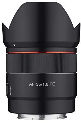 Samyang 35mm F1.8 Auto Focus Full Frame Lens for Sony E – Lightweight Wide Angle, Weather Sealed, Silent STM Motor, Ultra Sharp, Fast Aperture, Compact Build, Custom Switch, Video Ready