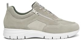 Nero Giardini E601091U Zapatillas de hombre de ante y lona, Humo, 40 EU