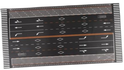 Sharplace Alfombrilla de Estacionamiento 1:64, Alfombrilla de Ratón para Garaje de Coche Fundida a Presión con Pantalla de Escena, Alfombrilla de Juego de Escri, a