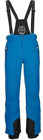 killtec Herren Skihose/Funktionshose mit abnehmbaren Trägern, Kantenschutz und Schneefang KSW 100 ENOSH MN SKI PNTS, Sky, L, 43431-000