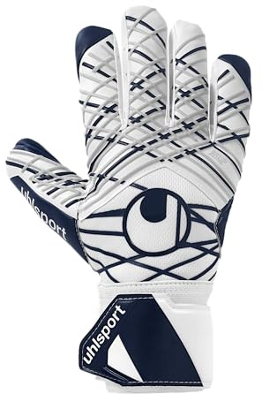 uhlsport | Supersoft HN 2025 | Goalkeeper Gloves | White/Navy/Silver (8)