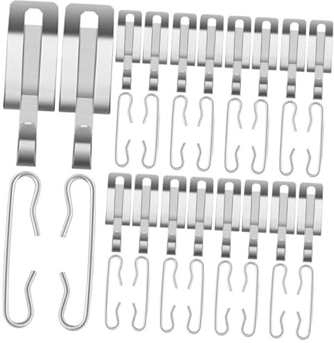 Operitacx Gancho Para Cable Calefactor De Techo Clips Para Canalones Clips Para Cables De Exterior Kit De Para Gancho Esmerilado Separadores De Para Techo