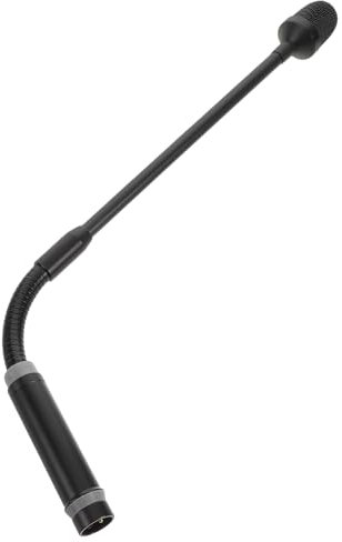 Toyvian Xlr Dynamic Microphone for Dj Stage Conference Bar Flexible Gooseneck Noise Reduction Metal Hose Pin Xlr Male Connector