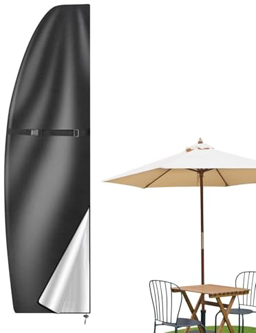 Liqzirtu Copertura per Ombrellone Offset - Coperture per Ombrelloni da Esterno Impermeabili,Protezione per Ombrellone a Banana per Giardino Terrazza Piscina Balcone Feste