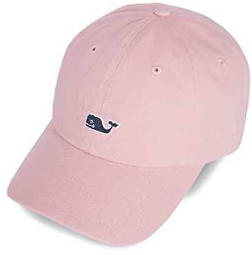 Vineyard Vines Men's Whale Logo Baseball Hat, Flamingo 1, One Size