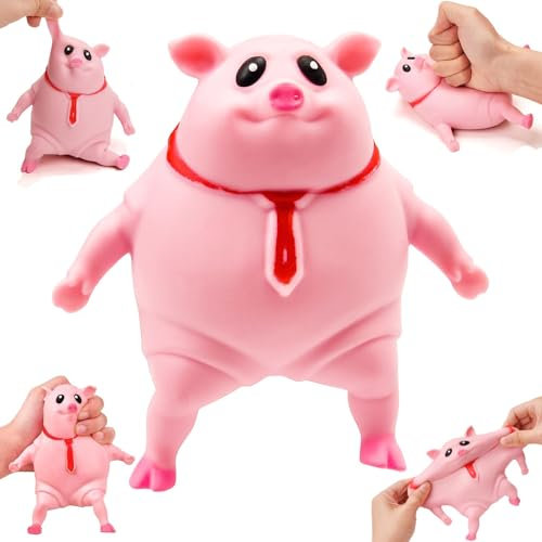 5 Stück Stress Spielzeug Schweine Antistress Spielzeug,Anti Stress Würfel Stressball,Squishy Squeeze Toys Fidget Toys Reisespielzeug,Sensorik Autismus Spielzeug Party Geschenke Für Kinder Erwachsener