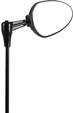 Casque de Vélo Miroir sécurité Réglable Montagne Route Casque de Vélo Rétroviseur Vue Claire Noir Léger ABS,Protection cycliste