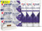 CRST 3D White Brilliance Luminous Purple Teeth Whitening Toothpaste, 4.6 oz, Pack of 3 – Best Purple Whitening Toothpaste Bundled with LUXPAKS Squeezer