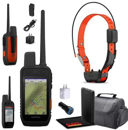 Garmin Alpha 300i Handheld Advanced Tracking & Training System with inReach Satellite Technology Bundle with Garmin Dog Collar Alpha TT25 Tracker & Training Collar with GPS Charger + More Accessories