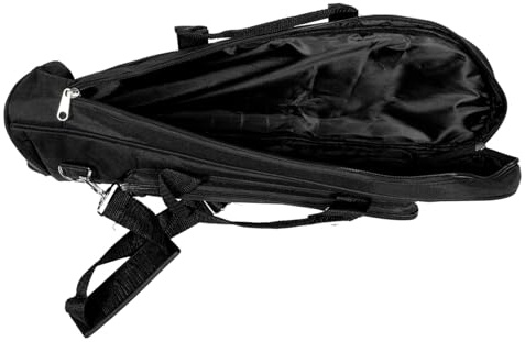 BESPORTBLE Borsa per Tromba Portatile Antiurto Manico, Custodia Multifunzione Imbottita e Resistente, Borsa Compatta per Trasporto Strumenti Musicali Adatta a Concerti e Lezioni