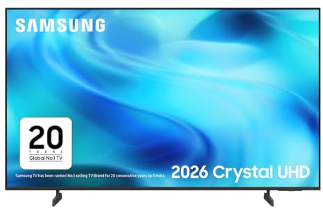 Samsung Smart TV 43-Inch U7020H Crystal UHD 4K TV, HDR10+, Motion Xcelerator, Dynamic Sound Pack, Gaming Hub, Knox Security, Vision AI Companion [2026]