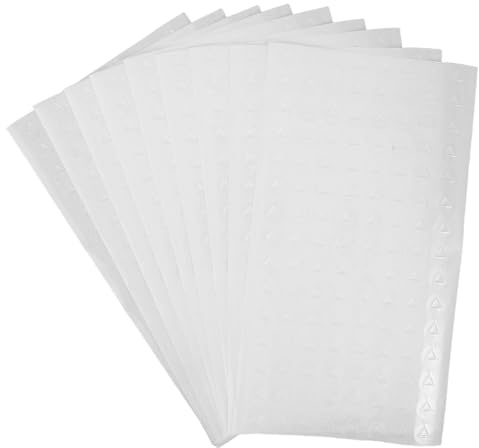 Triangle Tactile Braille Stickers 1000pcs BOPP Self-Adhesive | Blind Accessibility Warning Labels, for Boxes and Switches, Multiple Repositionings