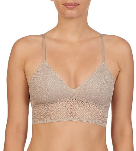 DKNY Damen Dkny Modern Lace Racerback Longline Bralette BH, Champagnerfarben, L EU